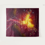 Phoenix in vlucht wandkleed (Voorkant (horizontaal))