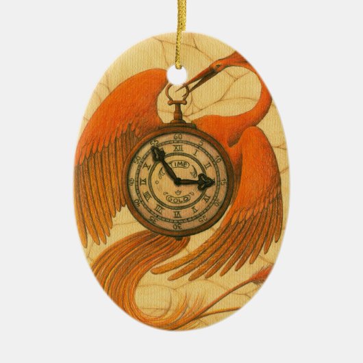 Phoenix Keramisch Ornament (Voorkant)