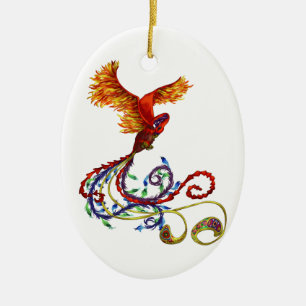Phoenix Keramisch Ornament