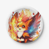 Phoenix Kids Verjaardag Papieren Bordje (Voorkant)