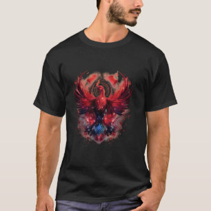 Phoenix kunstwerk Firebird Reborn Mythical Bird Re T-shirt
