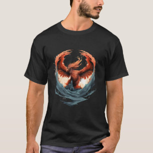 Phoenix kunstwerk Firebird Reborn Mythical Bird Re T-shirt