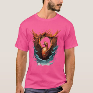 Phoenix kunstwerk Reborn Firebird Rejuvenation Myt T-shirt