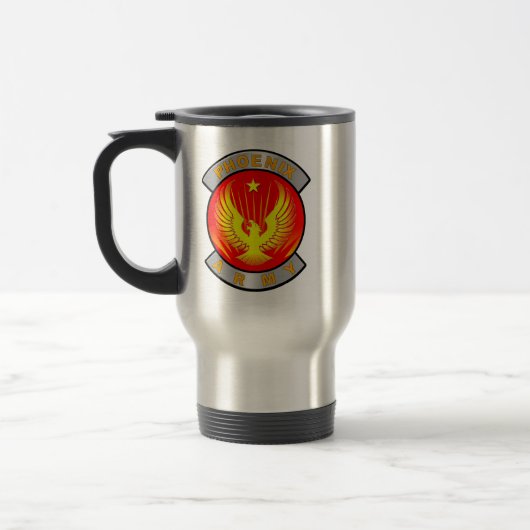 Phoenix Leger Reizen Mok (Links)