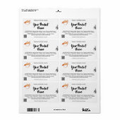 *~* Phoenix Lichaamscrème Gezichtsbadzeep QR Etiket (Full Sheet)