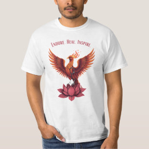 Phoenix Lotus Moon - Endure. Genees. inspireren T-shirt
