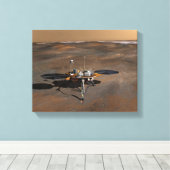 Phoenix Mars Lander 5 Canvas Afdruk (Insitu (Houten vloer))