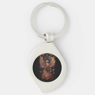 Phoenix Metal Key Ring Sleutelhanger