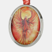 Phoenix Metalen Ornament (Links)