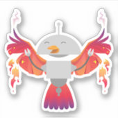 Phoenix Mia Sticker (Voorkant)