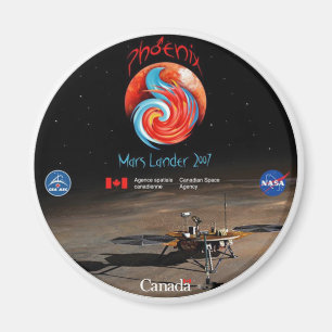 Phoenix Mission Patch CSA Magneet