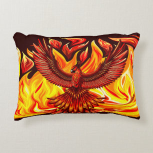 Phoenix mythologische onsterfelijke schepsel accent kussen