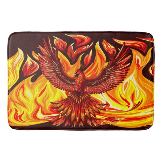 Phoenix mythologische onsterfelijke schepsel badmat (Voorkant)