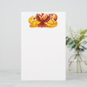 Phoenix mythologische onsterfelijke schepsel briefpapier (Staand voorkant)