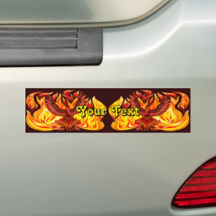 Phoenix mythologische onsterfelijke schepsel bumpersticker