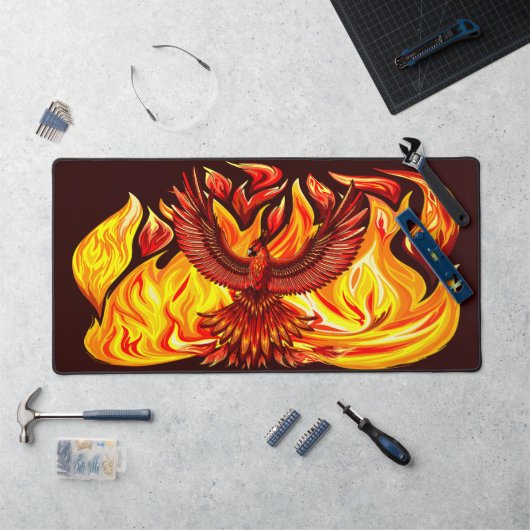 Phoenix mythologische onsterfelijke schepsel bureaumat (Werkstation)