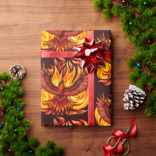 Phoenix mythologische onsterfelijke schepsel cadeaupapier