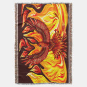 Phoenix mythologische onsterfelijke schepsel deken (Voorkant Verticaal)