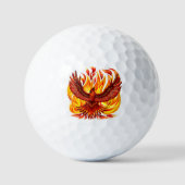 Phoenix mythologische onsterfelijke schepsel golfballen (Voorkant)