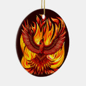 Phoenix mythologische onsterfelijke schepsel keramisch ornament (Rechts)