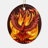 Phoenix mythologische onsterfelijke schepsel keramisch ornament (Links)