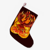 Phoenix mythologische onsterfelijke schepsel kleine kerstsok (Voorkant (Hangend))