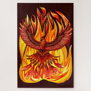 Phoenix mythologische onsterfelijke schepsel legpuzzel