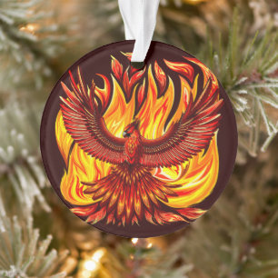 Phoenix mythologische onsterfelijke schepsel ornament