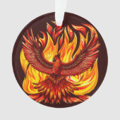 Phoenix mythologische onsterfelijke schepsel ornament (voorkant)
