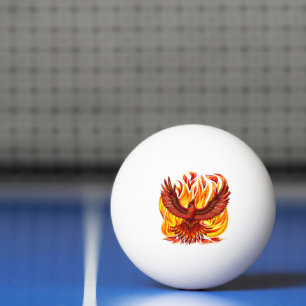 Phoenix mythologische onsterfelijke schepsel pingpongballen