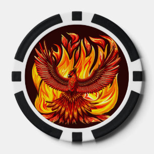 Phoenix mythologische onsterfelijke schepsel poker chips