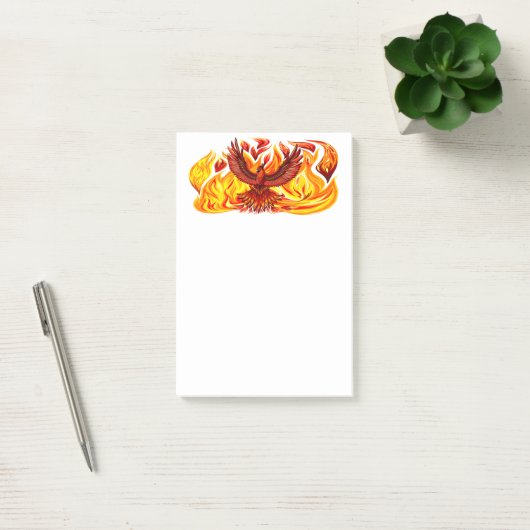 Phoenix mythologische onsterfelijke schepsel post-it® notes (Kantoor)