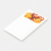 Phoenix mythologische onsterfelijke schepsel post-it® notes (Schuin)