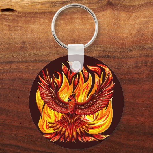 Phoenix mythologische onsterfelijke schepsel sleutelhanger (Voorkant)