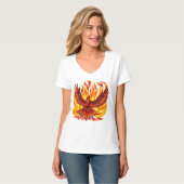 Phoenix mythologische onsterfelijke schepsel t-shirt (Voorkant volledig)