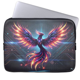 Phoenix Neon Laptop Sleeve – futuristisch