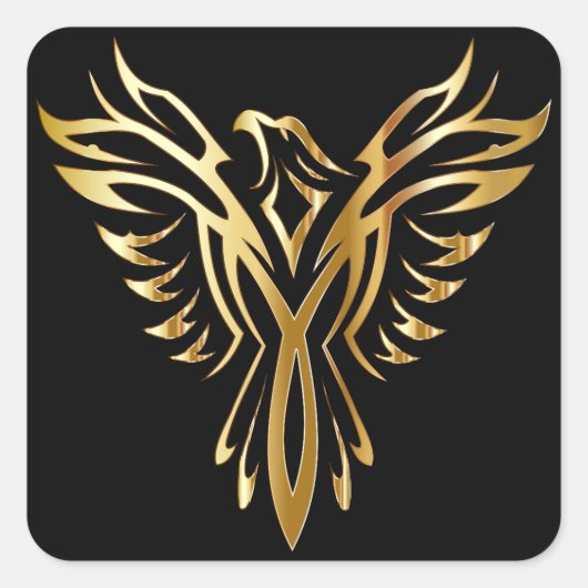 Phoenix opgaande stickers (Voorkant)
