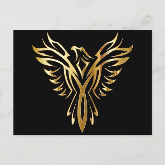 phoenix oplopend briefkaart (Voorkant)