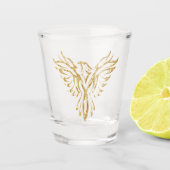 Phoenix Pour Shot Glas (Voorkant)