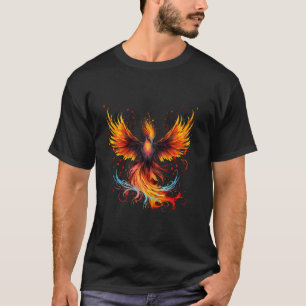 Phoenix Reborn Fire Phoenix Vogelverjonging Mythe T-shirt