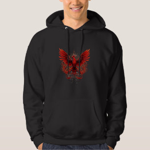 Phoenix Reborn Mythical Bird Fire Phoenix Bird Rej Hoodie