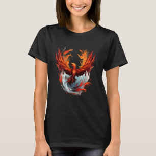 Phoenix Rejuvenation kunstwerk Firebird Reborn Myt T-shirt