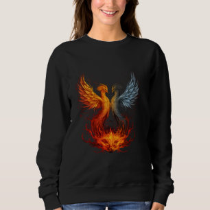 Phoenix Rejuvenation Mythical Bird kunstwerk herbo Trui
