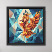 Phoenix Rise – Toile encadrée pour murs