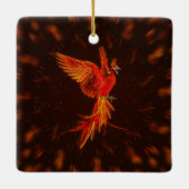 Phoenix Rising - # 1 Keramisch Ornament (Achterkant)