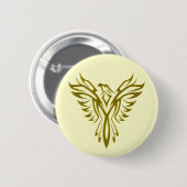 Phoenix Rising badge/button Ronde Button 5,7 Cm (Voorkant /achterkant)