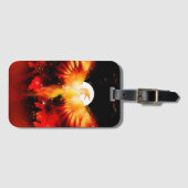 Phoenix Rising Bagage Label (Voorkant (horizontaal))