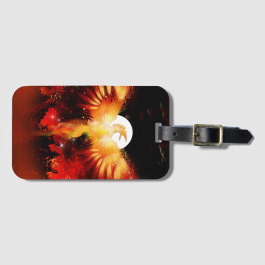 Phoenix Rising Bagage Label (Voorkant (horizontaal))