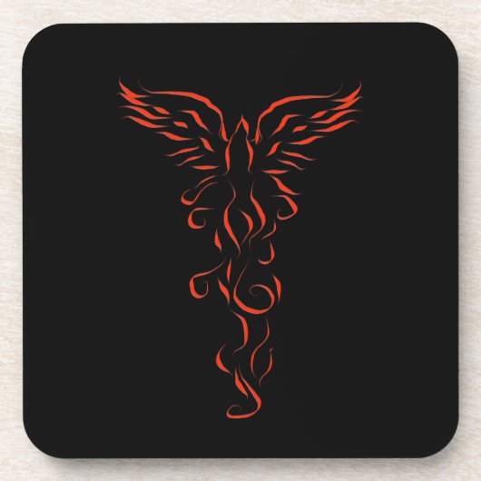 Phoenix Rising Bier Onderzetter (Voorkant)
