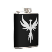 Phoenix Rising Black Flask Heupfles (Rechts)